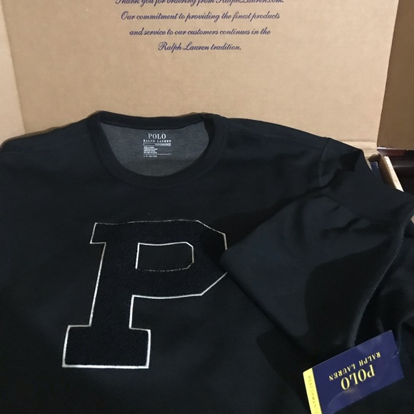 Polo Ralph Lauren Other - Polo Ralph Lauren Retro Black Polo Prep Sweatshirt